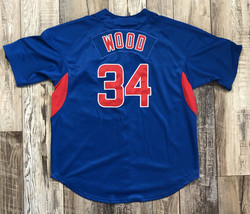 Kerry Wood #34 Chicago Cubs Nike Team Baseball Jersey Blue White Size XL - £55.18 GBP