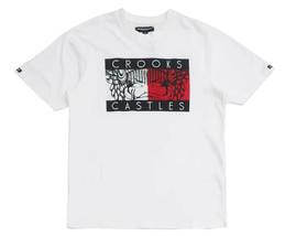 &quot;Crooks &amp; Castles Crooks Figure White Short Sleeve T-Shirt - XL - £18.79 GBP