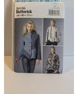 Butterick Misses&#39; Jacket Katherine Tilton Pattern B6106 Size L-Xxl UNCUT - $188.09 MXN
