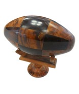 Handmade Decorative Ball, Thuya wooden US football game gift, Cedar thuya wood - £69.30 GBP