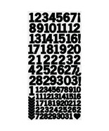 Cardstock Number Stickers Black - $561.48 MXN