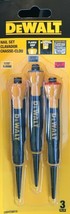 DeWalt - DWHT58018 - 1/32 in 2/32 in 3/32 in Bi-Material Nail Set of 3 Pcs. - £31.37 GBP