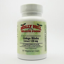 Holly Hill Health Foods, Ginkgo Biloba 120 MG, 50 Capsules - $17.89
