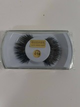 1 Pair Black 100% Real Mink Hair Thick Natural Eye Lashes False eyelashes - £7.82 GBP