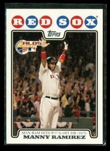 2008 Topps World Series Baseball Trading Card #26 Manny Ramirez Angels V Red Sox - £6.61 GBP