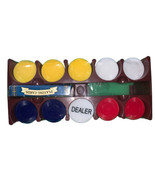 Playing Cards And Poker Chips in Plastic Holders Decks Gambling Casino - $148.25 MXN