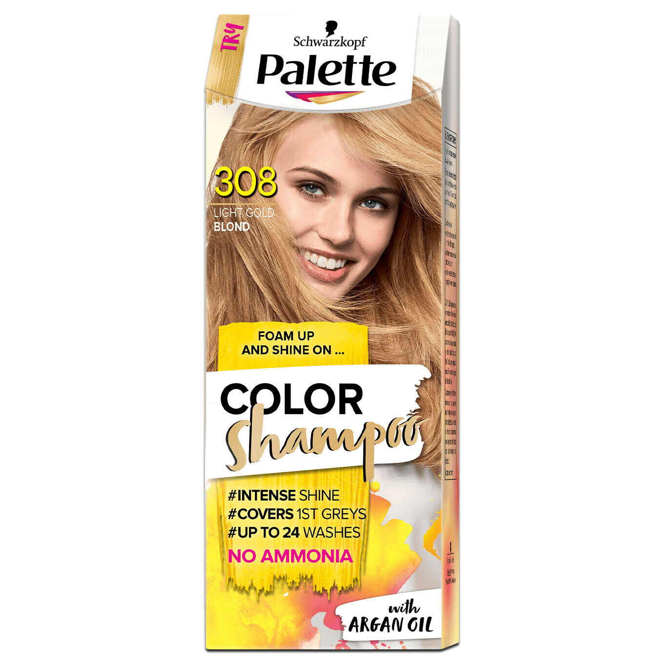 Genuine Schwarzkopf Palette Hair Color Shampoo dye 308 Golden Blond Ammonia FREE - $15.50