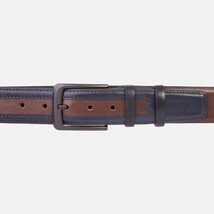 The Neiva Navy/Brown Leather Belt image 3