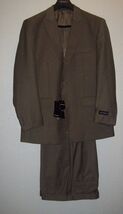 Martin Gordon Men's 2-button Suit khaki  sz 42 pants 36 NEW - $51.84
