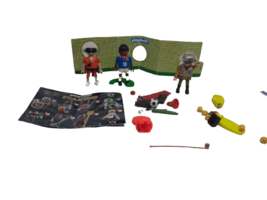 Playmobil Figures Lot &amp; Accessories, Soccer 18 , Japanese Taekwondo Safari - £10.86 GBP