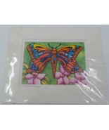 HOLLY KITAURA FINE ART PRINT COLORFUL BUTTERFLY 8X10 MATTED 8X5.5 SIGNED... - £16.02 GBP