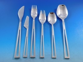 Avanti by Celsa Mexico Sterling Silver Flatware Set 8 Service Modern 49 Pieces - £4,198.57 GBP