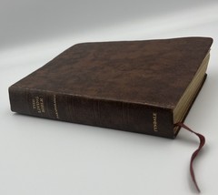 THE LIVING BIBLE PARAPHRASED (1973) BROWN LEATHER - $14.48