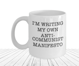 Anti-Communist Manifesto Mug Anarchy Works Gift for Anarchist Anthropologist - £13.74 GBP+