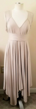 Bcbgmaxazria Dress Size-L Beige - £78.62 GBP