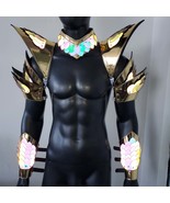 Burning Man Holographic Gold Edge Reflective Dragon Scale Rave Festival ... - $128.00