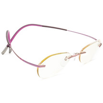 Silhouette Eyeglasses 7581 40 6054 Titan Purple Rimless Frame Austria 48[]21 150 - £94.42 GBP