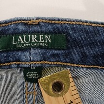 Lauren Ralph Lauren Jeans Women's 12 Blue Regal Straight Ankle Cotton High Rise image 3