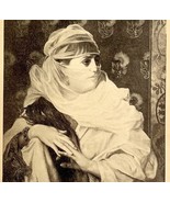 A Mohammedan Woman Victorian Print 1901 Woman History Ephemera DWP4C - $27.73 CAD