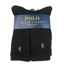 Polo Ralph Lauren Classic Cushioned Crew Socks 6 Pack Men&#39;s Size 6-13 Bl... - $27.98