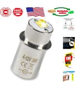 3W LED Bulb Upgrade for Maglite - 260LM Cool White, Tool-Free Installation - $35.86 CAD