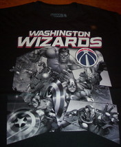 Washington Wizards Nba Avengers Iron Man Hulk Marvel Comics T-Shirt Medium New - £15.82 GBP