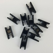 10 K&#39;nex Clip Socket End Black Replacement Part Piece Plastic 90945 Expa... - £1.54 GBP
