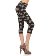 Women&#39;s Multicolor Print Cropped Capri Leggings - $10.75