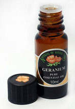 Organic  GERANIUM (Pelargonium graveolens)essential oil 10ml - $13.31