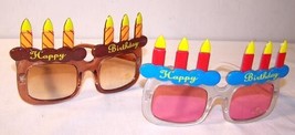 HAPPY BIRTHDAY CAKE PARTY GLASSES supply gift supplies - $6.64