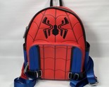 Loungefly Spider-Man Mini Backpack Bag Purse Marvel Red Blue Black Comic... - $74.80