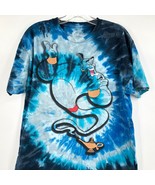 Disney Aladdin Genie Lamp Blue Tie Dye T Shirt Size Large Swirls Magical... - £78.88 GBP