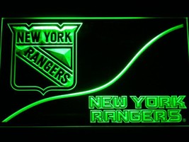 New York Rangers Ice Hockey Illuminated Led Neon Sign Home Decor, Lights Art - £20.77 GBP+