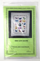 Mini Cats Galore Bonnie Jean Rosenbaum Pattern Unused Uncut - £4.60 GBP