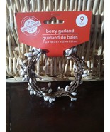 Berry Xmas Christmas Holiday Garland 9 ft. Long White-Brand New-SHIPS N ... - £11.58 GBP