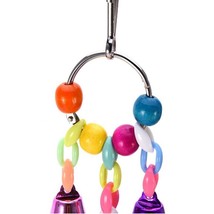 Bird Wind Chime With Bell; Hanging Bell Chain Parrot Toys; Funny Pet Supplies(D0 - $9.68