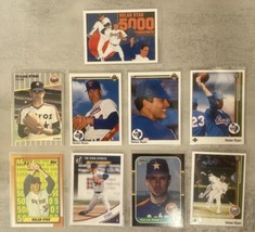 Nolan Ryan (9) Baseball Card Lot - Fleer Donruss Topps Mets, Rangers, Astros HOF - $15.99