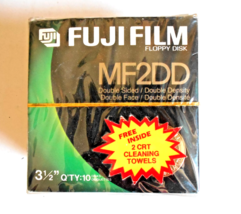 Fujifilm MF2DD Double Sided/Double Density Floppy Disks 3 1/2" 10 Pack - $14.84