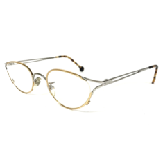 Vintage la Eyeworks Eyeglasses Frames SAVANA Silver Gold Round 45-21-130 - £43.71 GBP