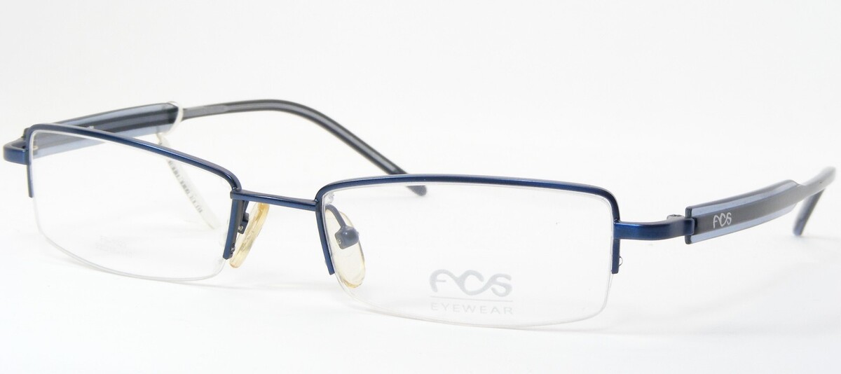 FCS Brille FS-1023 C2 Blau Selten Brille Metall Rahmen 52-18-140mm - $56.28