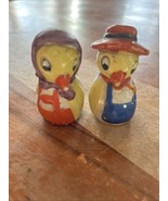 Vintage Mr. &amp; Mrs. Chick Farmer Salt &amp; Pepper Shakers - $11.30