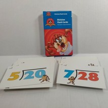 Looney Tunes Math Flash Cards For Kids Tasmanian Devil Division COMPLETE... - $16.03