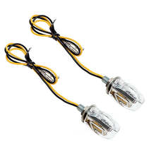 2pcs Motorcycle LED Turn Lamp Universal Modified Small Turn Light, Colou... - $7.99