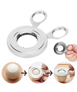 Stainless Boiled Egg Topper Shell Top Cutter Knocker Opener Kitchen Sliv... - $127.26 MXN