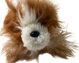 BATTAT White Rust SHIH TZU Plush Puppy Dog Stuffed Animal  with pink Collar - $10.74