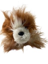 BATTAT White Rust SHIH TZU Plush Puppy Dog Stuffed Animal  with pink Collar - £8.44 GBP