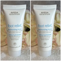 2 X Aveda Foot Relief Moisturizing Creme - 1.4 oz / 40 ml Ea = 2.8oz Fre... - $289.56 MXN