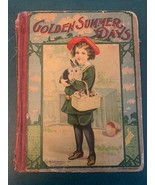 Antique Book Childhood&#39;s Golden Summer Days M.A. Donohue &amp; Co Chicago - $12.40 CAD