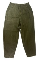 Universal Thread Womens High-Rise  Tapered Pants Size 4 Olive Green - £8.83 GBP
