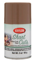 Krylon Short Cuts Gloss Finish Hobby and Craft Spray Paint, Cinnamon Bro... - £7.17 GBP